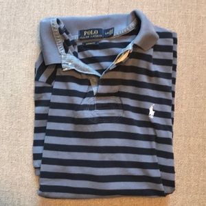 Men’s Polo Ralph Lauren polo custom fit L blue
